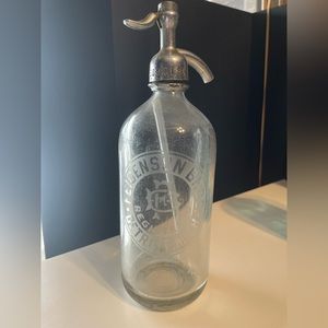Vintage Glass Seltzer Bottle